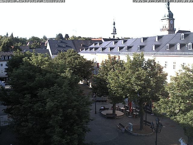 Archiv Foto Webcam Wunsiedel Marktplatz