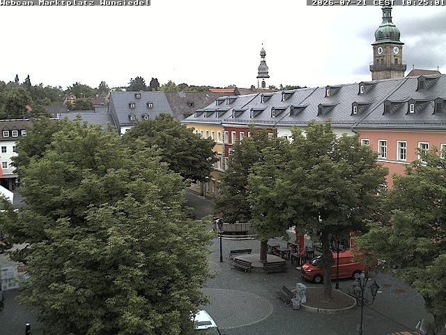 Archiv Foto Webcam Wunsiedel Marktplatz