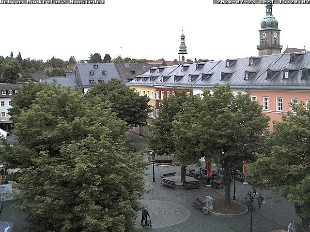 Archiv Foto Webcam Wunsiedel Marktplatz