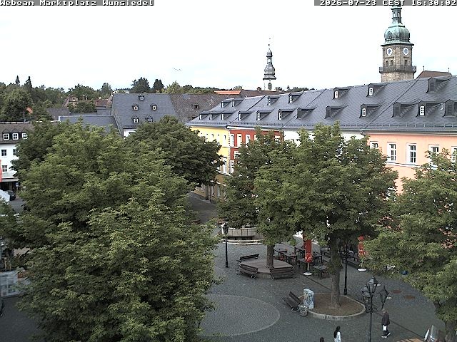 Archiv Foto Webcam Wunsiedel Marktplatz