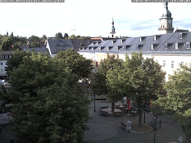 Archiv Foto Webcam Wunsiedel Marktplatz