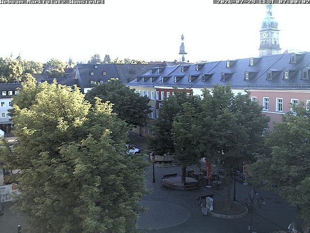 Archiv Foto Webcam Wunsiedel Marktplatz