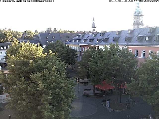 Archiv Foto Webcam Wunsiedel Marktplatz