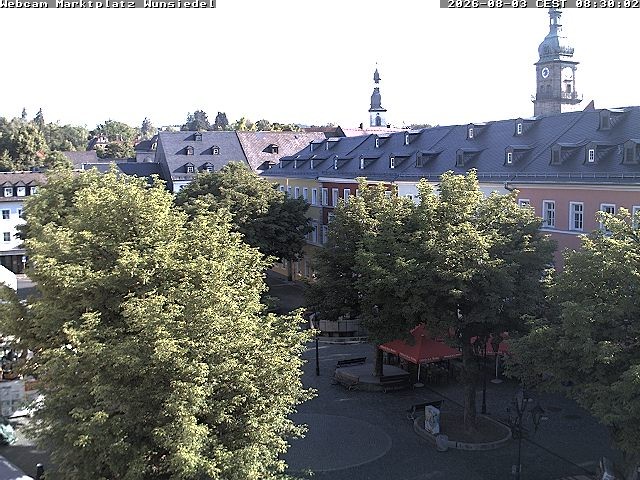 Archiv Foto Webcam Wunsiedel Marktplatz