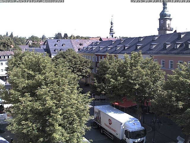 Archiv Foto Webcam Wunsiedel Marktplatz