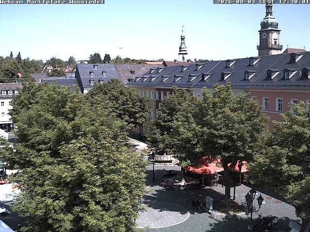 Archiv Foto Webcam Wunsiedel Marktplatz