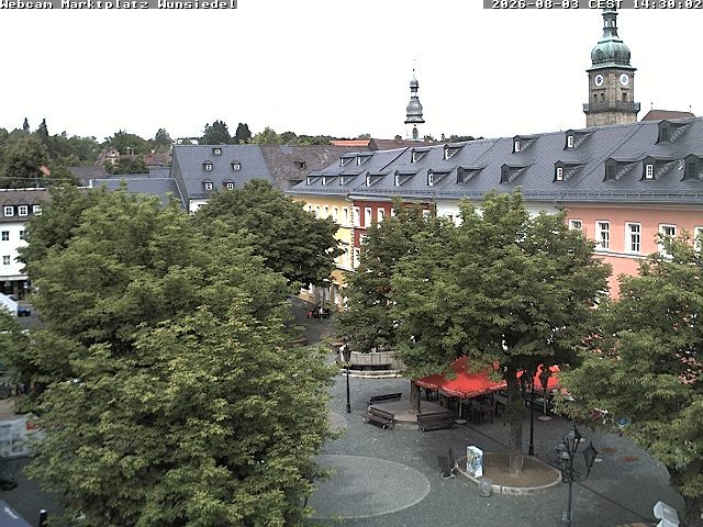 Archiv Foto Webcam Wunsiedel Marktplatz