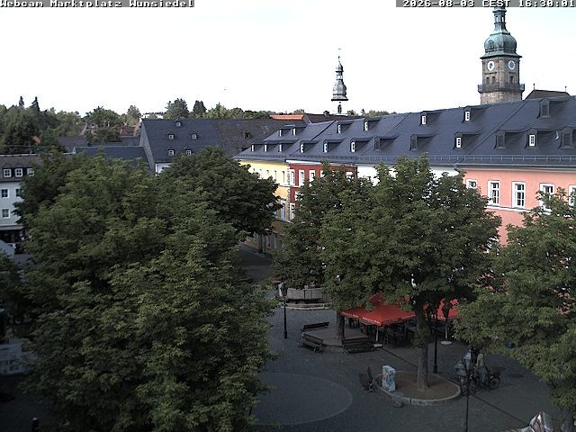 Archiv Foto Webcam Wunsiedel Marktplatz