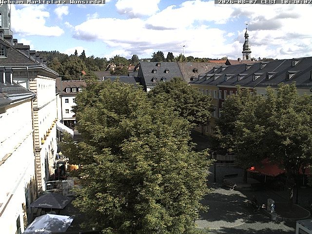 Archiv Foto Webcam Wunsiedel Marktplatz