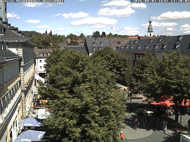Archived image Webcam Wunsiedel market square