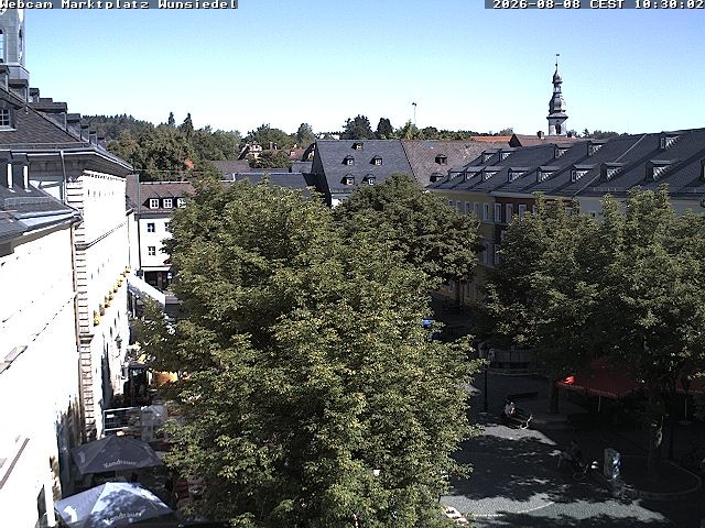 Archiv Foto Webcam Wunsiedel Marktplatz