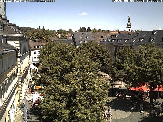 Archiv Foto Webcam Wunsiedel Marktplatz