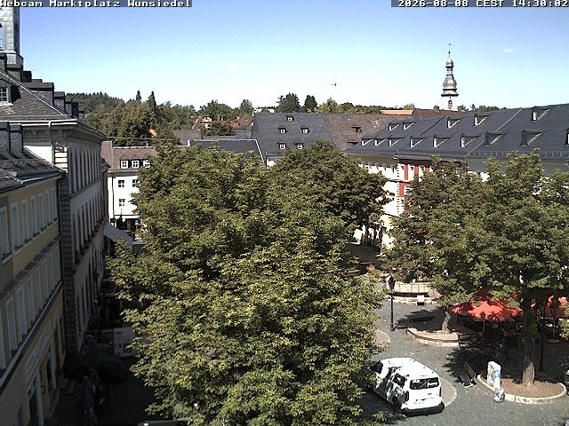 Archiv Foto Webcam Wunsiedel Marktplatz
