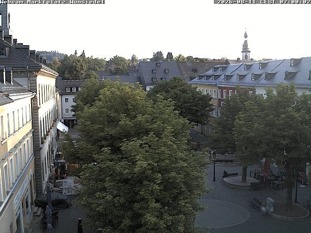 Archiv Foto Webcam Wunsiedel Marktplatz