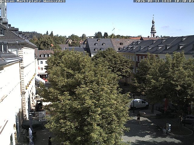 Archiv Foto Webcam Wunsiedel Marktplatz