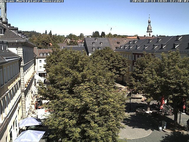 Archiv Foto Webcam Wunsiedel Marktplatz