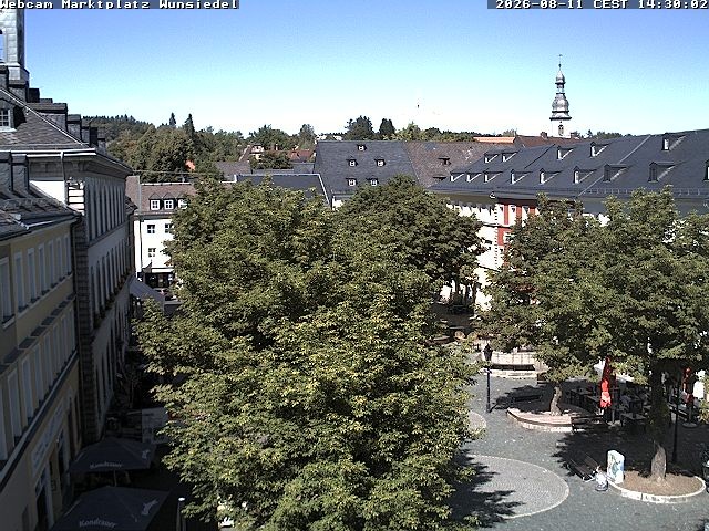 Archiv Foto Webcam Wunsiedel Marktplatz