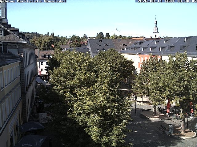 Archiv Foto Webcam Wunsiedel Marktplatz
