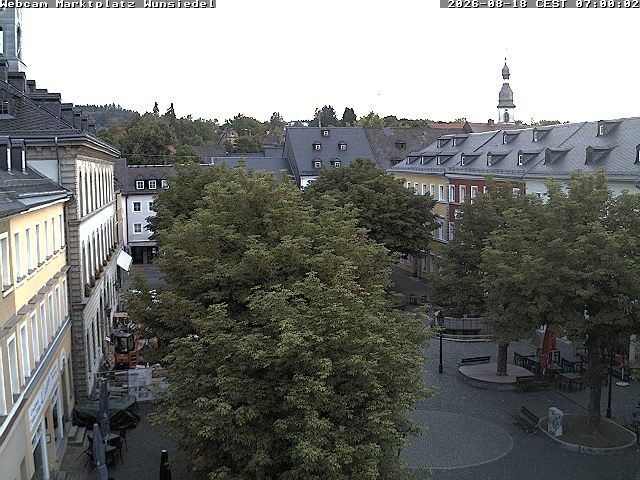 Archiv Foto Webcam Wunsiedel Marktplatz