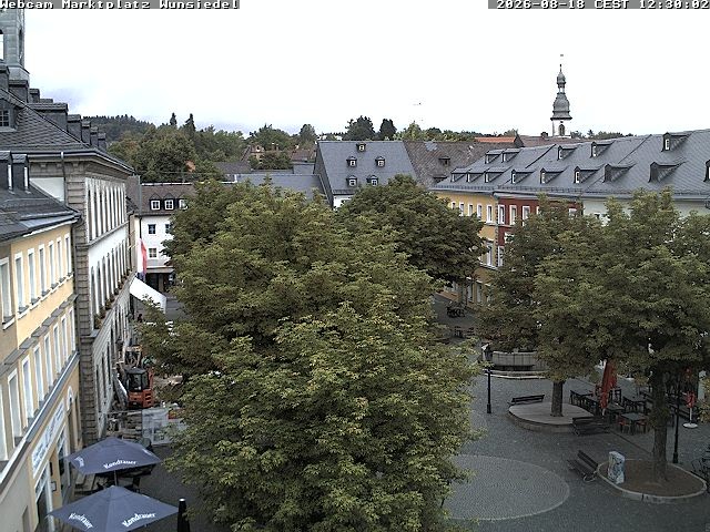 Archiv Foto Webcam Wunsiedel Marktplatz