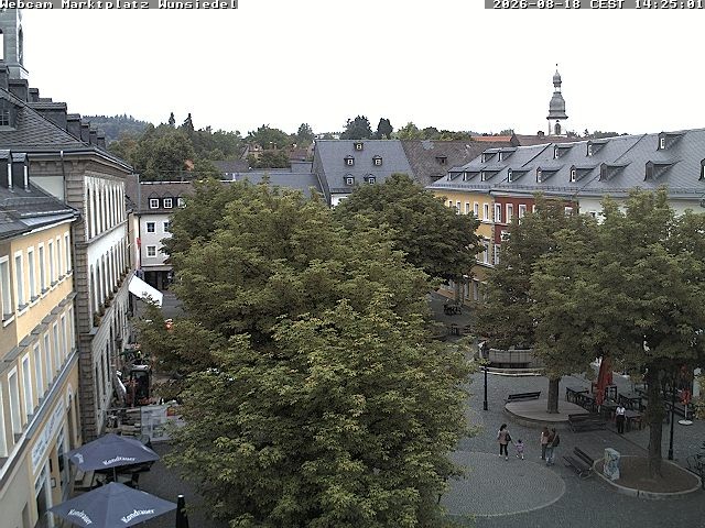 Archiv Foto Webcam Wunsiedel Marktplatz