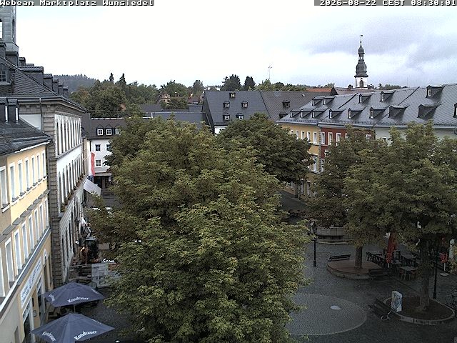 Archiv Foto Webcam Wunsiedel Marktplatz
