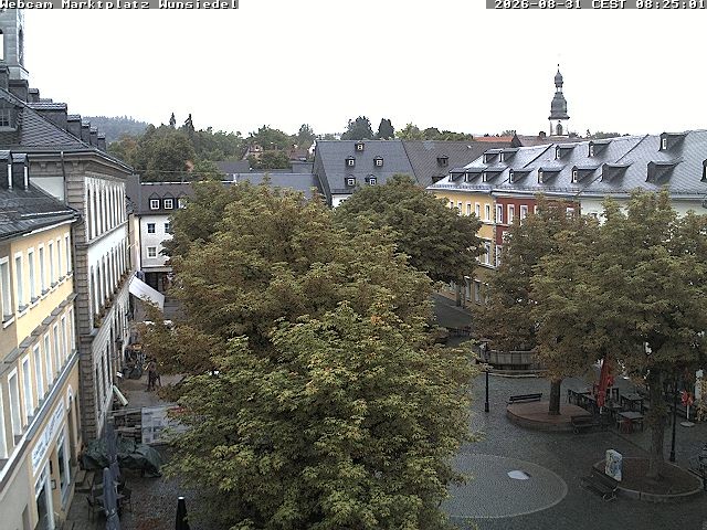Archiv Foto Webcam Wunsiedel Marktplatz
