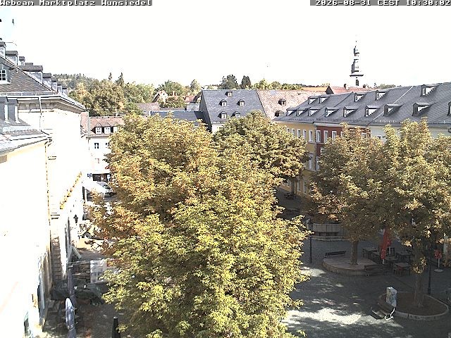 Archiv Foto Webcam Wunsiedel Marktplatz