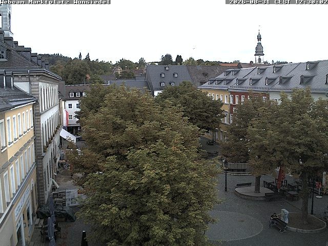 Archiv Foto Webcam Wunsiedel Marktplatz