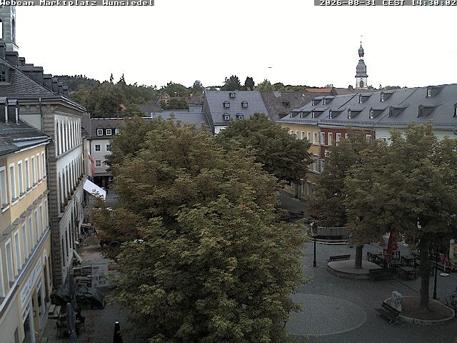 Archiv Foto Webcam Wunsiedel Marktplatz