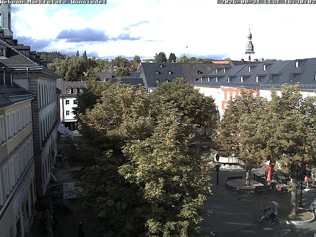 Archiv Foto Webcam Wunsiedel Marktplatz