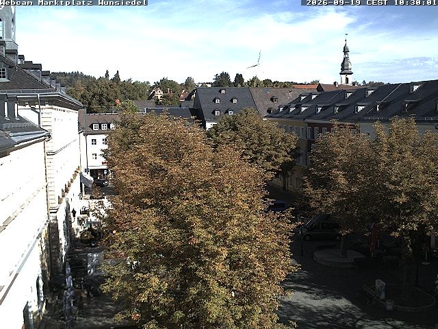 Archiv Foto Webcam Wunsiedel Marktplatz