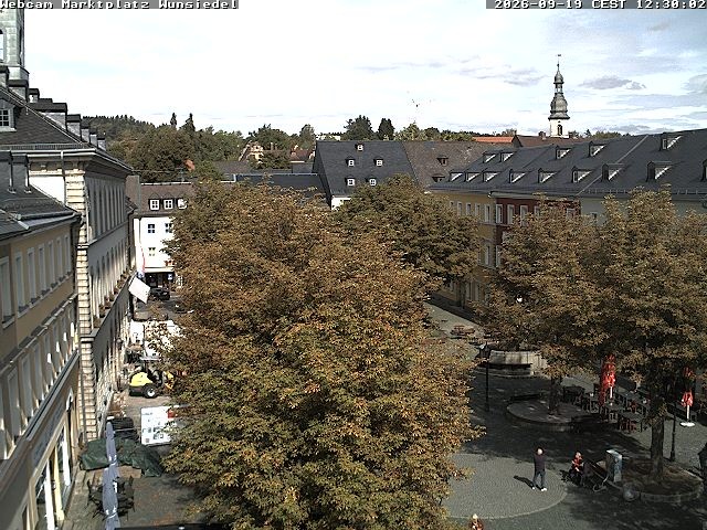 Archiv Foto Webcam Wunsiedel Marktplatz