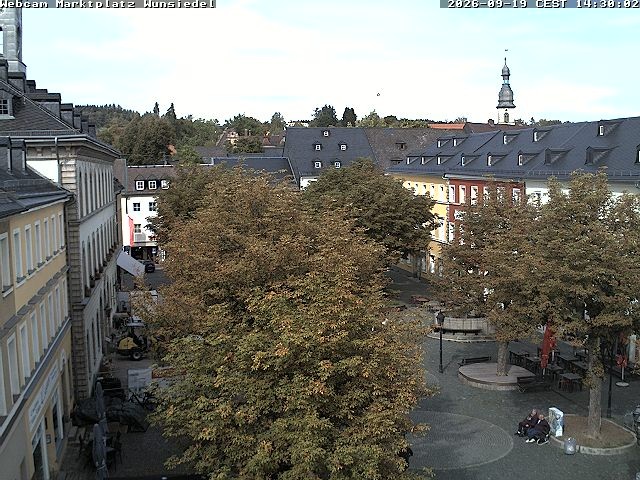 Archiv Foto Webcam Wunsiedel Marktplatz