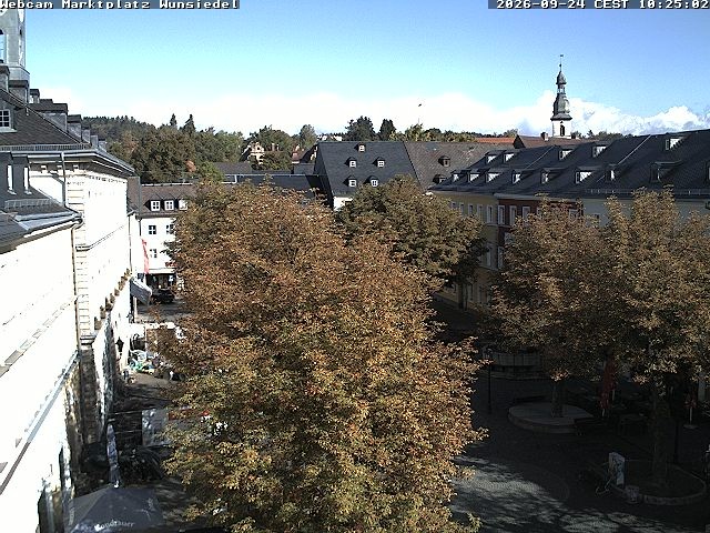 Archiv Foto Webcam Wunsiedel Marktplatz