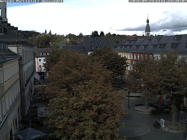 Archiv Foto Webcam Wunsiedel Marktplatz