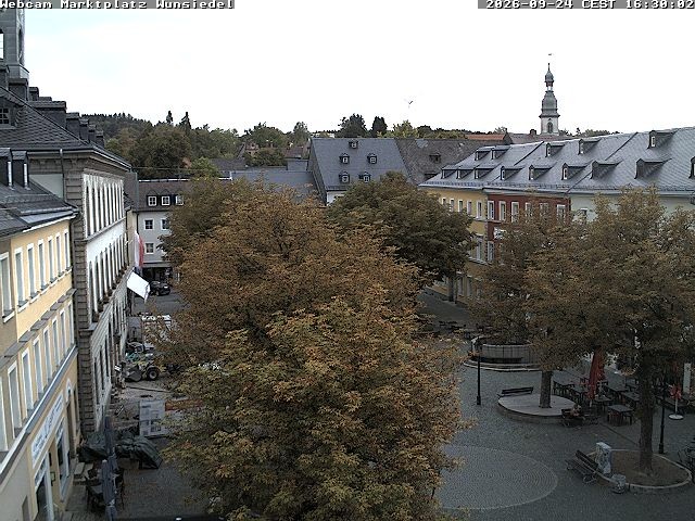 Archiv Foto Webcam Wunsiedel Marktplatz