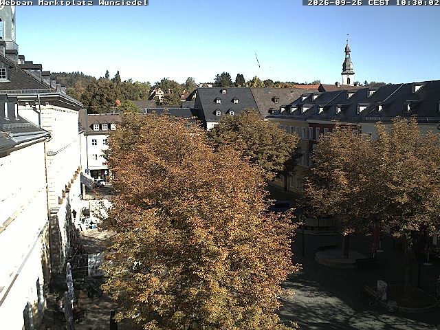 Archiv Foto Webcam Wunsiedel Marktplatz