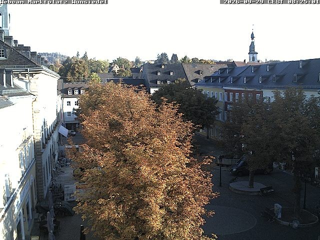 Archiv Foto Webcam Wunsiedel Marktplatz