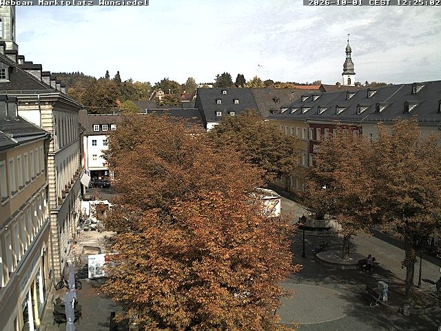 Archiv Foto Webcam Wunsiedel Marktplatz