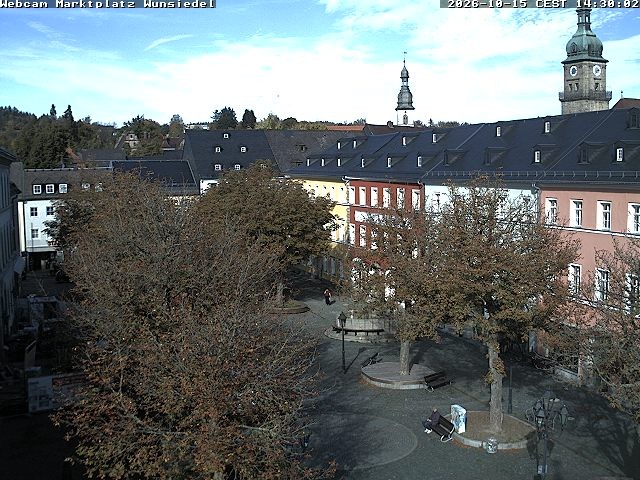 Archiv Foto Webcam Wunsiedel Marktplatz