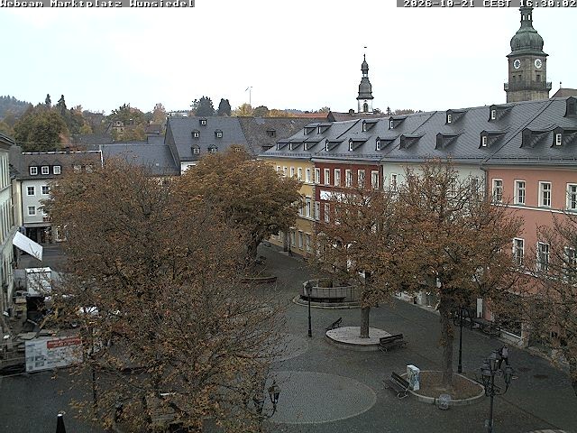 Archiv Foto Webcam Wunsiedel Marktplatz