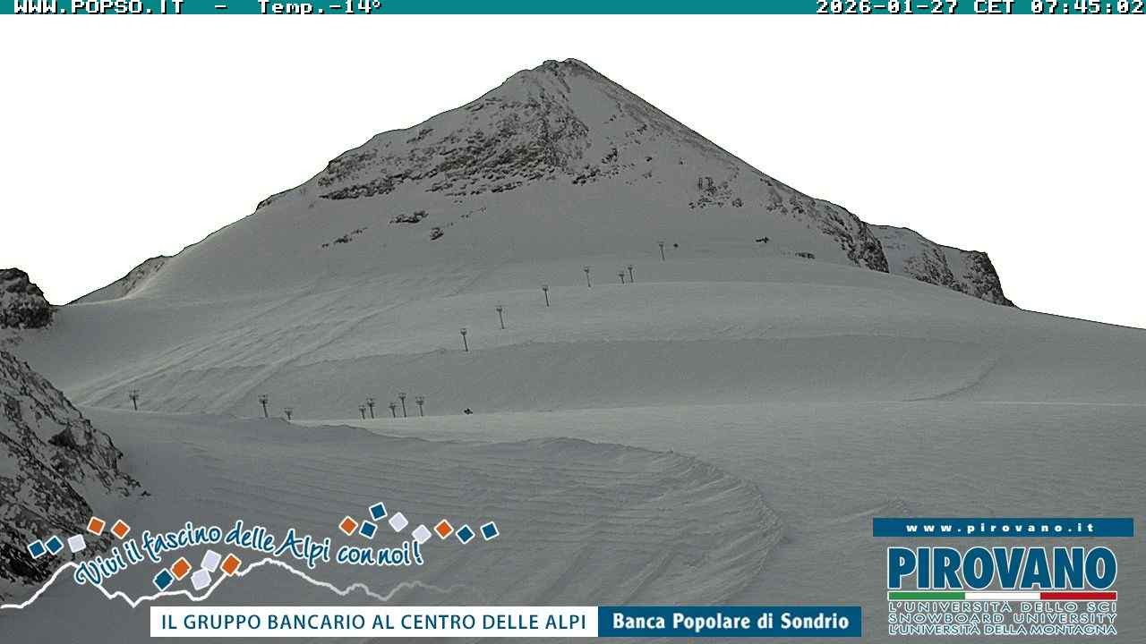 Archiv Foto Webcam Gletschersicht am Stilfser Joch