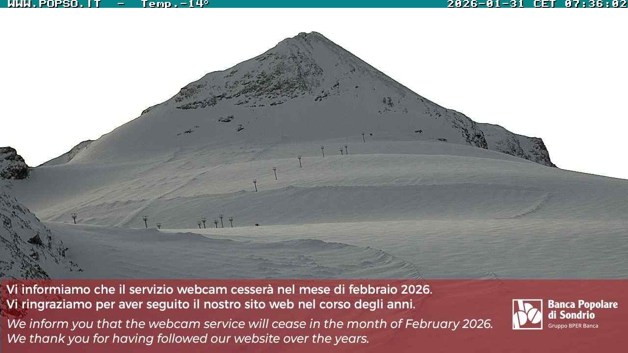 Archiv Foto Webcam Gletschersicht am Stilfser Joch