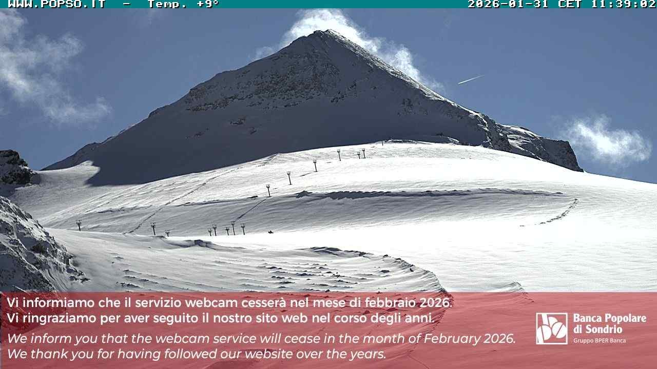 Archiv Foto Webcam Gletschersicht am Stilfser Joch