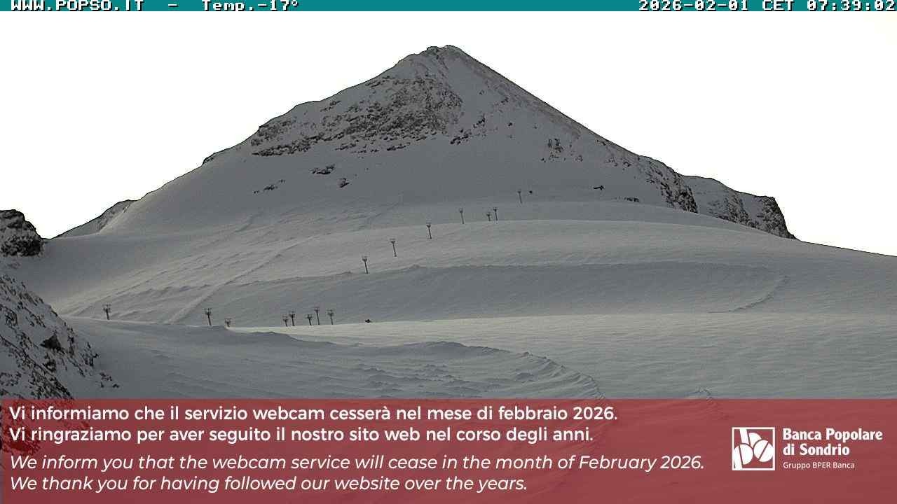 Archiv Foto Webcam Gletschersicht am Stilfser Joch