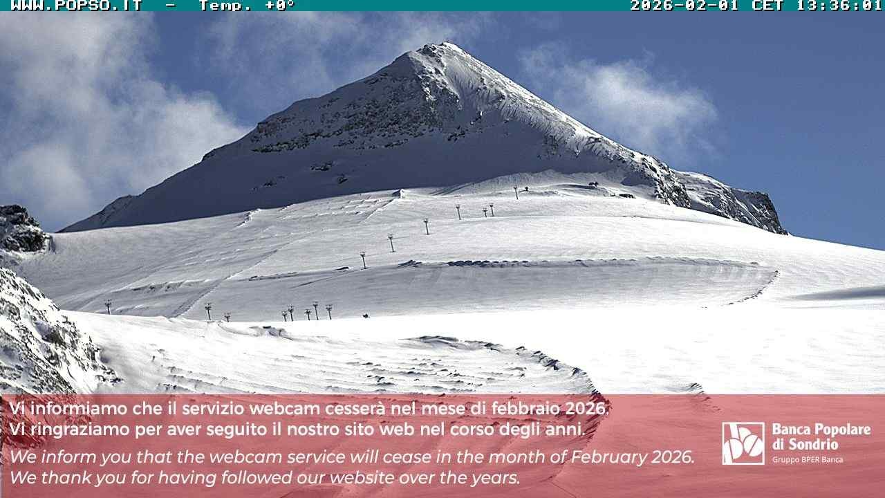Archiv Foto Webcam Gletschersicht am Stilfser Joch