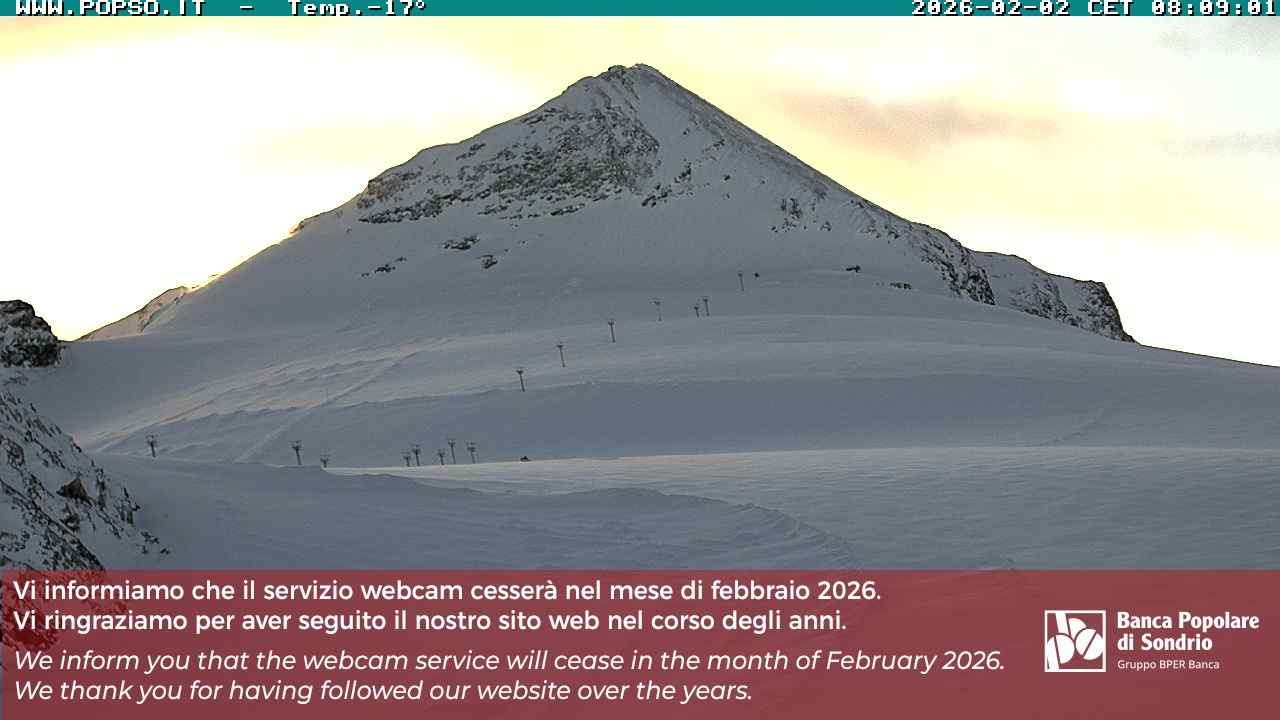 Archiv Foto Webcam Gletschersicht am Stilfser Joch