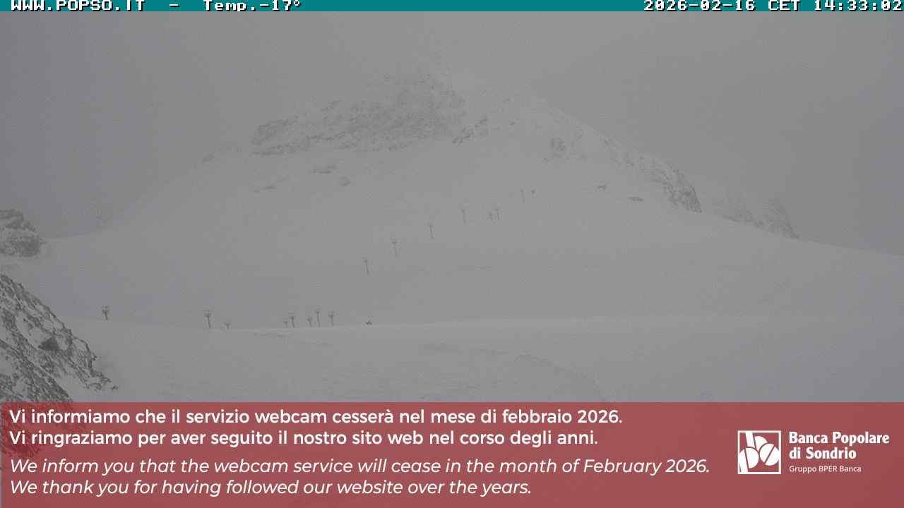 Archiv Foto Webcam Gletschersicht am Stilfser Joch