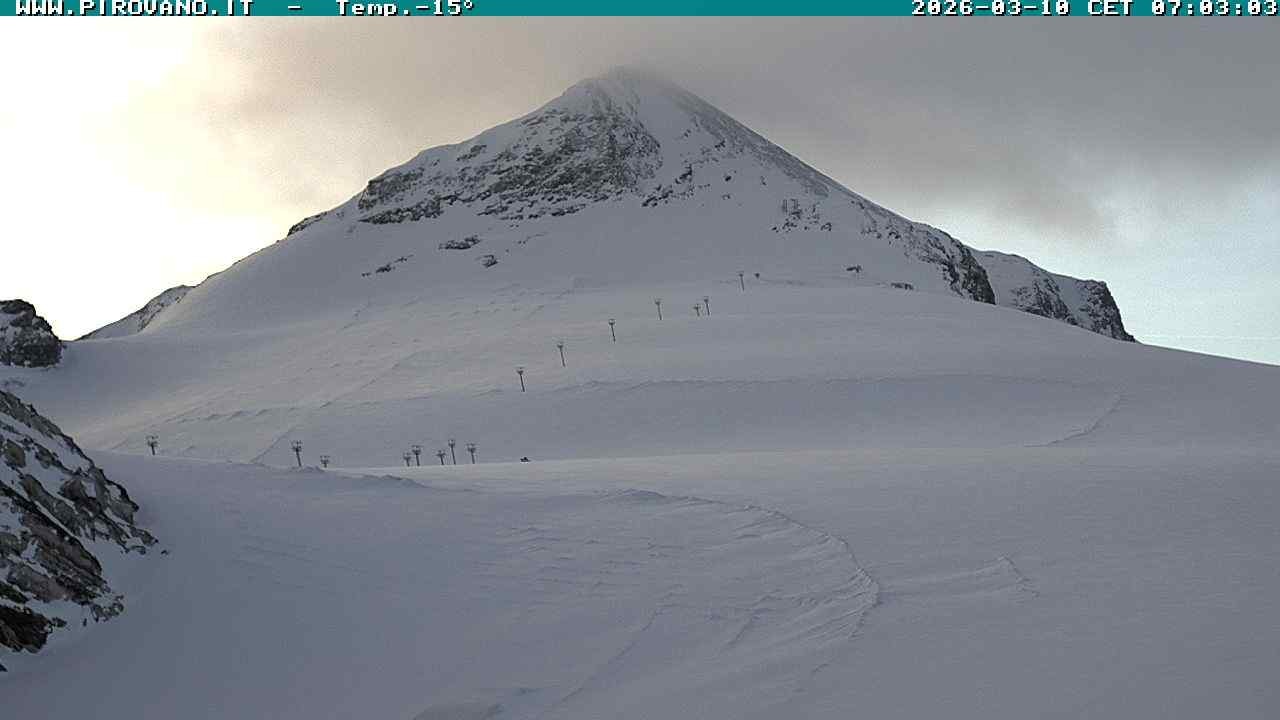 Archiv Foto Webcam Gletschersicht am Stilfser Joch